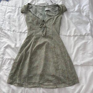 Princess Polly Green Floral Dress